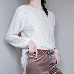 H&M Textured Top Size M